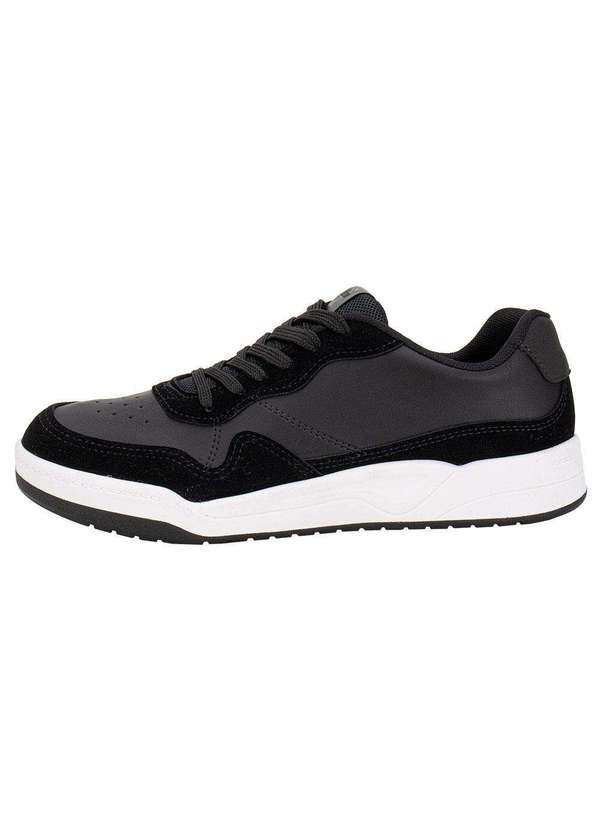 Brsport - Tênis Masculino Casual Brsport 60004202 - Preto/Branco 2