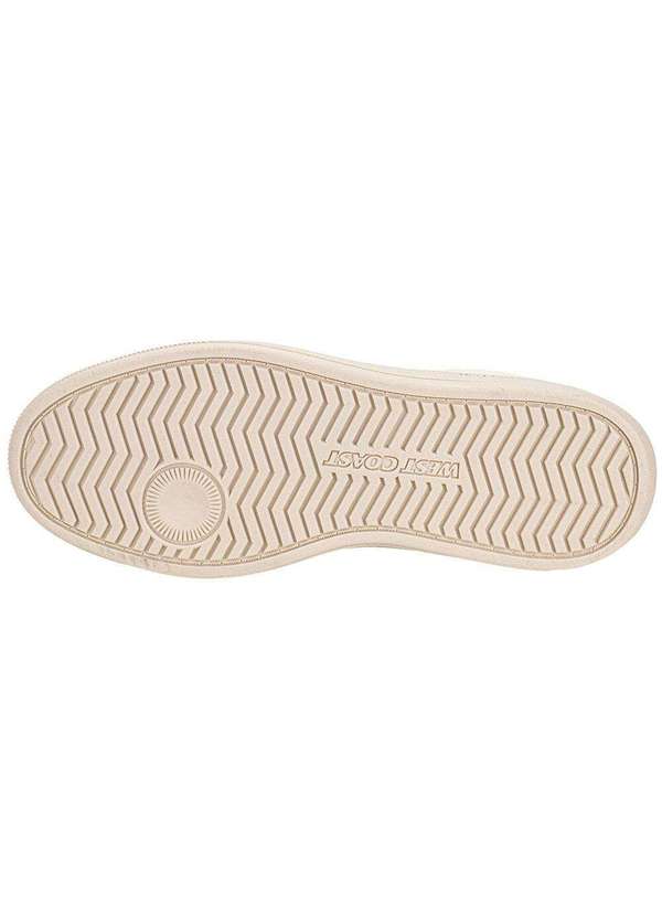 West Coast - Tênis Masculino Casual Capri West Coast 313097 Marfim 4