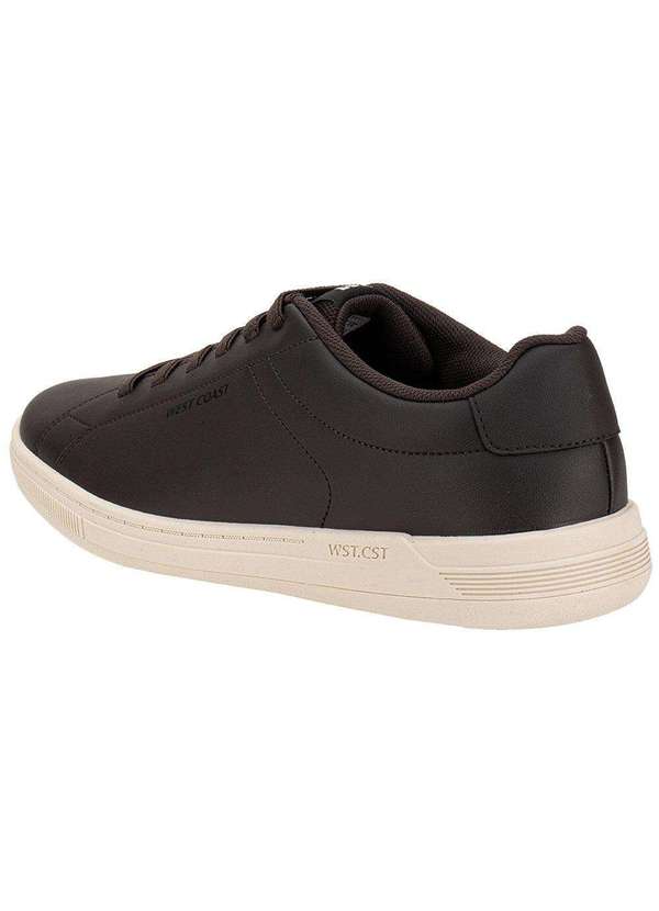 West Coast - Tênis Masculino Casual Capri West Coast 313097 Café 3