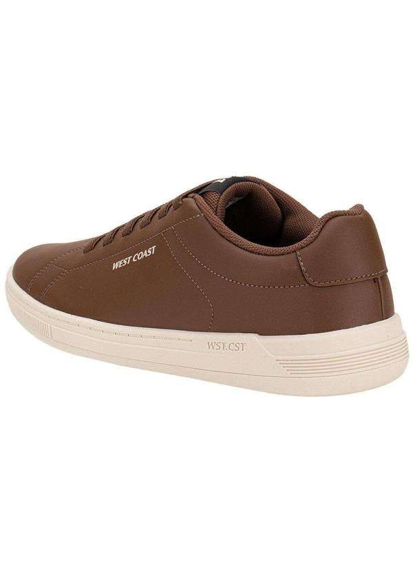 West Coast - Tênis Masculino Casual Capri West Coast 313097 Camel 3