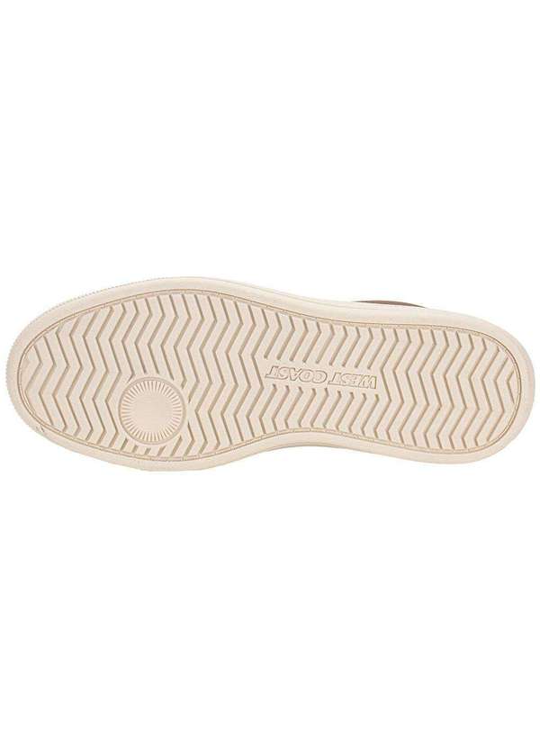 West Coast - Tênis Masculino Casual Capri West Coast 313097 Camel 4