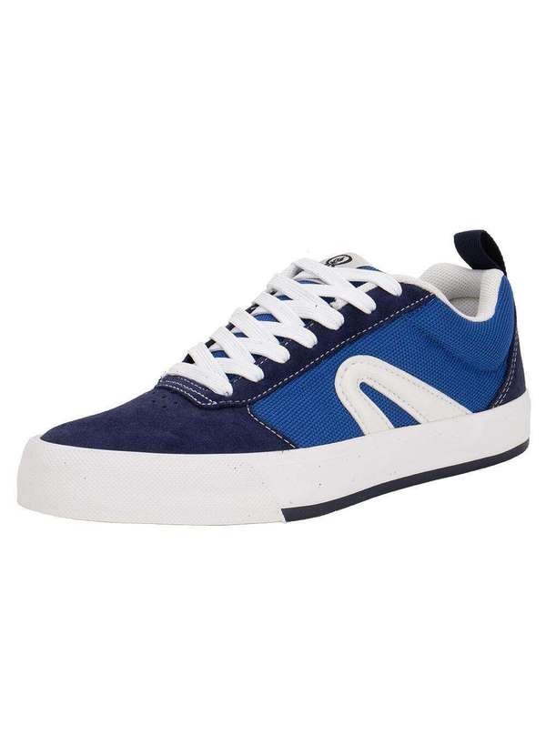 Rainha - Tênis Masculino Casual Lord Rainha Ra0380 - Azul/Branco 1