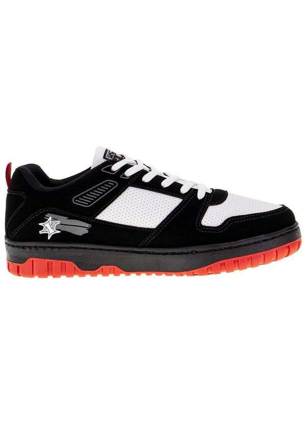 Nesk - Tênis Masculino Casual Nesk - C5725 - Preto/Branco 5