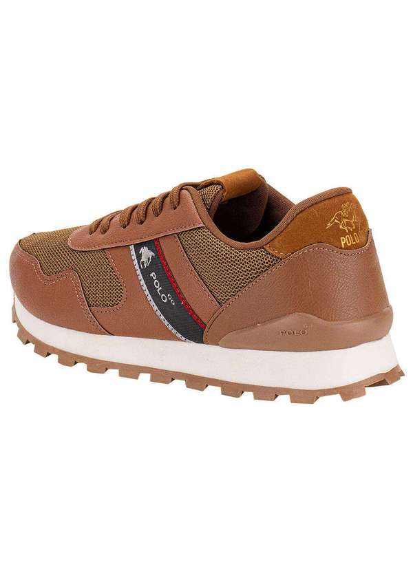Polo Go - Tênis Masculino Casual Polo Go Go355 - Caramelo 01 3