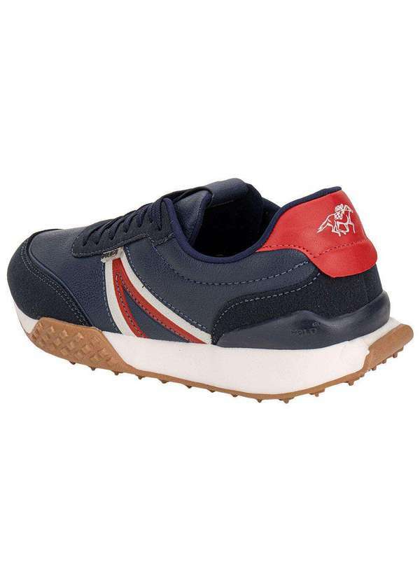 Polo Go - Tênis Masculino Casual Polo Go Go461 - Azul/Vermelho 3