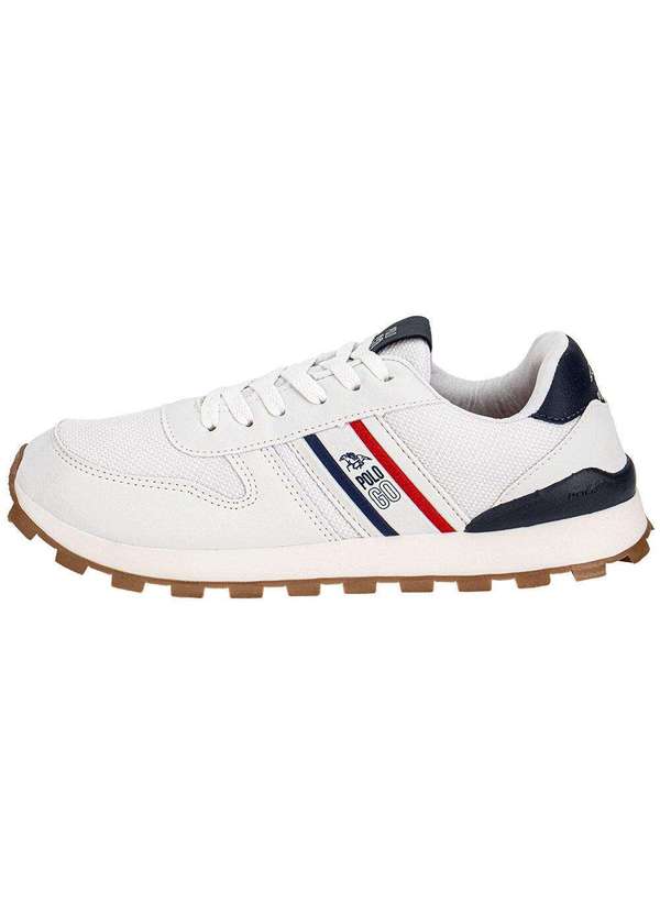 Polo Go - Tênis Masculino Casual Polo Go Go477 Branco/Azul 3