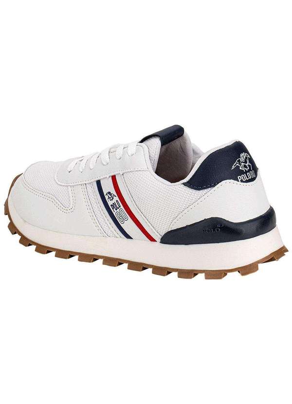 Polo Go - Tênis Masculino Casual Polo Go Go477 Branco/Azul 2