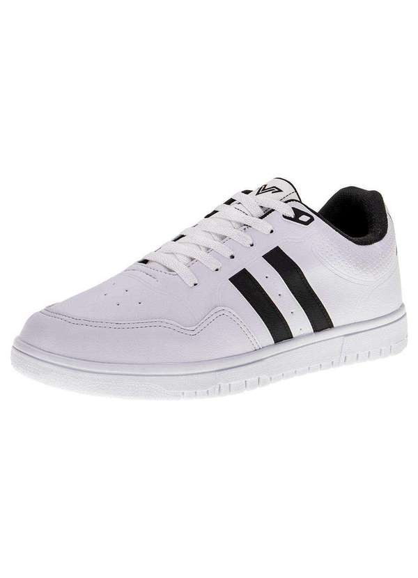Veloce - Tênis Masculino Casual Veloce - V853 - Branco/Preto 1