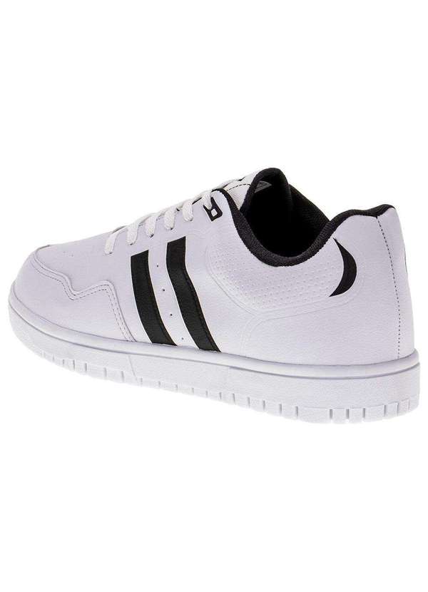 Veloce - Tênis Masculino Casual Veloce - V853 - Branco/Preto 3