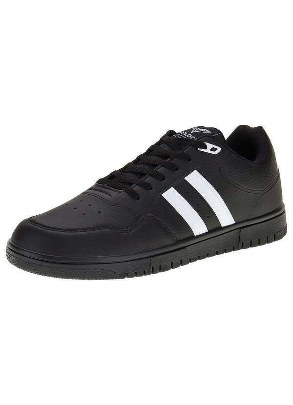 Veloce - Tênis Masculino Casual Veloce - V853 - Preto/Branco
