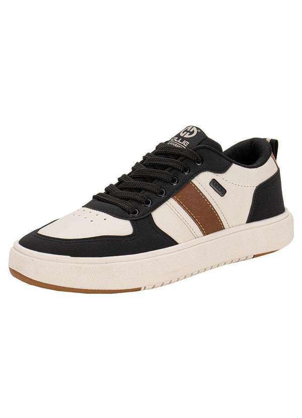 Ollie - Tênis Masculino Celtic 2 Ollie 0418 - Preto/Bege