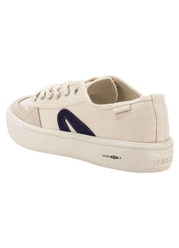 Rainha - Tênis Masculino Comfort Rainha Vl2500 - Bege/Azul 3