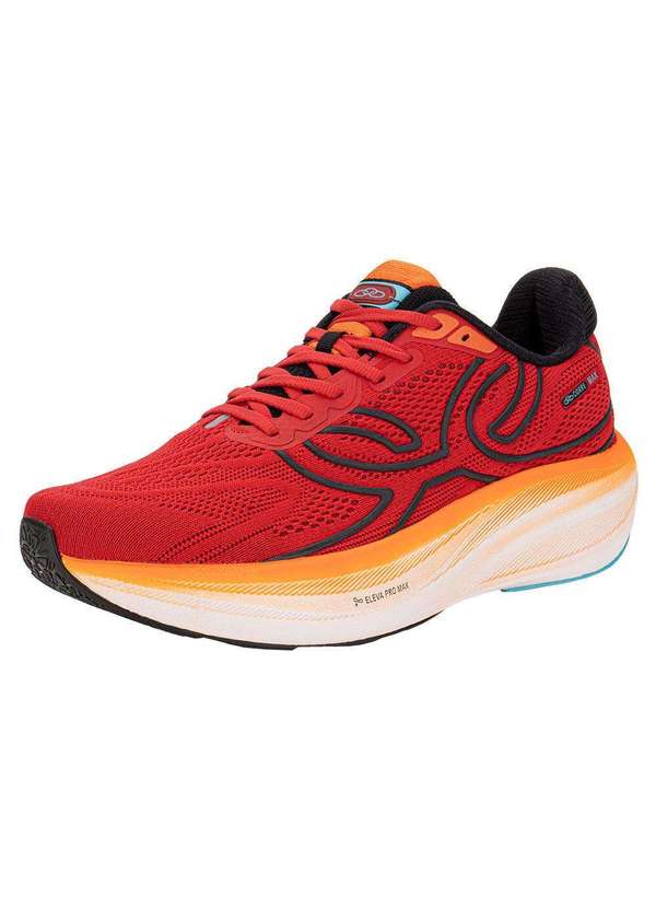 Olympikus - Tênis Masculino Corre Max Olympikus 43758365 - Vermelho
