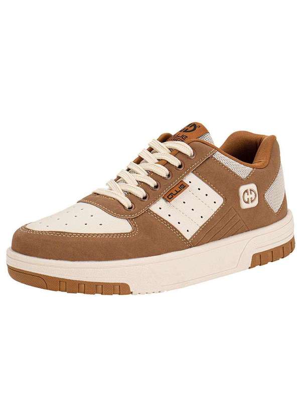 Ollie - Tênis Masculino Eternity 2 Ollie 600 - Café/Bege