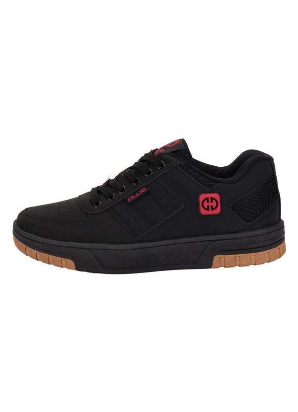 Ollie - Tênis Masculino Eternity 2 Ollie 600 - Preto/Vermelho 01 2