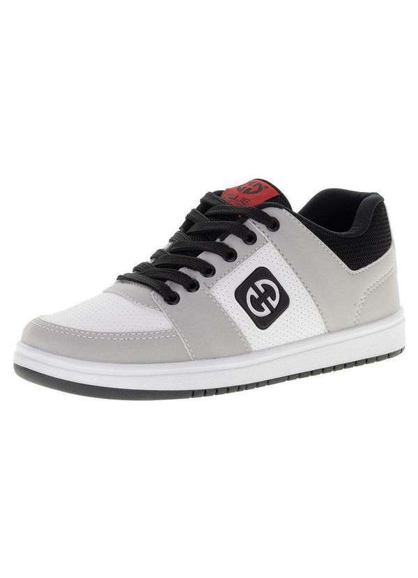 Ollie - Tênis Masculino Furious Ollie- 600 - Branco/Cinza