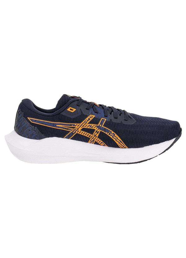 Asics - Tênis Masculino Gel Shogun 7 Asics 1011c017 - Azul/Laranja 5
