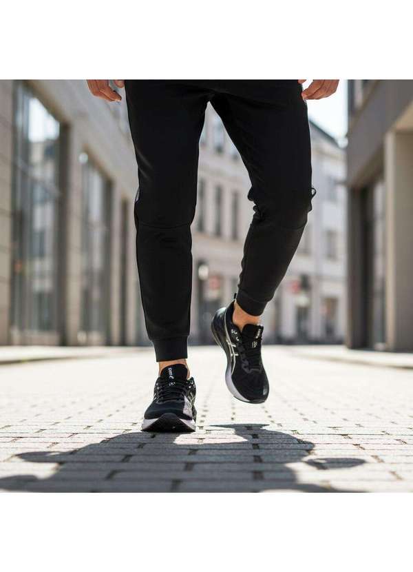 Asics - Tênis Masculino Gel Shogun 8 Asics 1011c197 Preto/Cinza 2