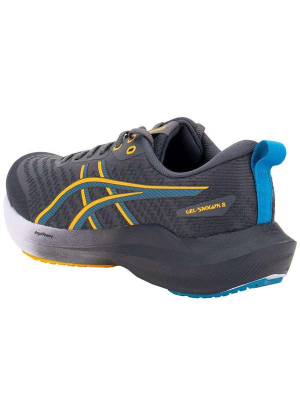 Asics - Tênis Masculino Gel Shogun 8 Asics 1011c197 Cinza/Laranja 3