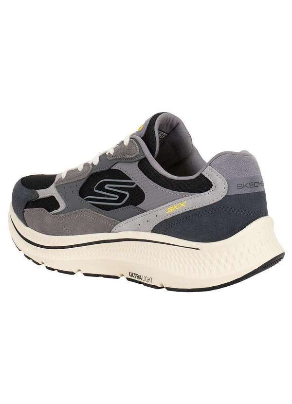 Skechers - Tênis Masculino Go Run Consistent 2.0 Skechers 220872 Cinza/Preto 3