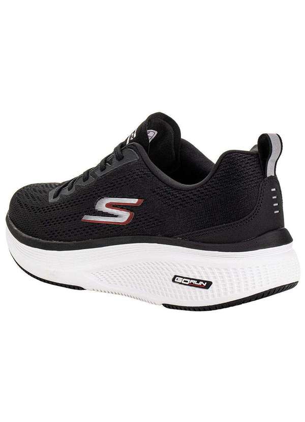 Skechers - Tênis Masculino Go Run Elevate 2.0 Fluid Motion Skechers Preto/Vermelho 3