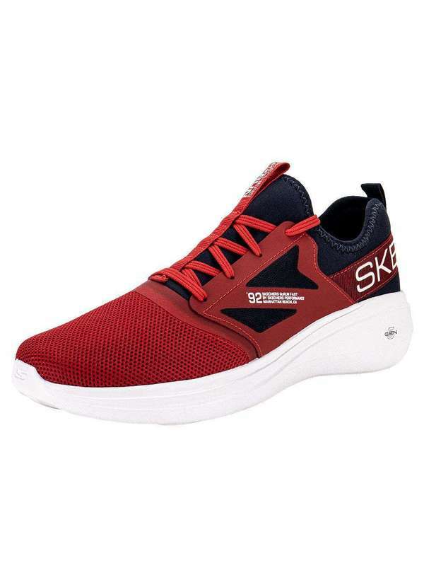 Skechers - Tênis Masculino Go Run Fast Skechers 894258 - Vermelho