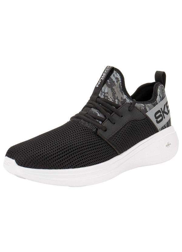 Skechers - Tênis Masculino Go Run Fast Valor Skechers - 5551038 - Preto/Cinza