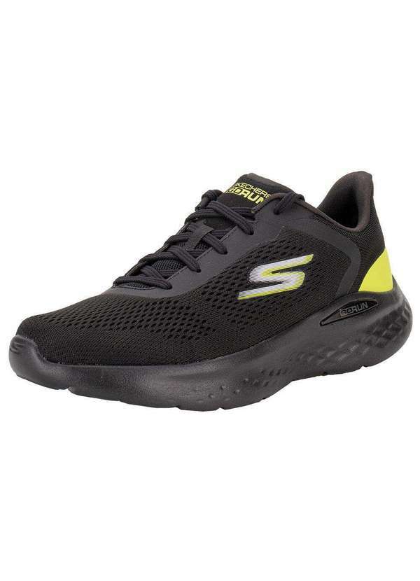 Skechers - Tênis Masculino Go Run Lite Skechers 894340br - Preto/Verde 1