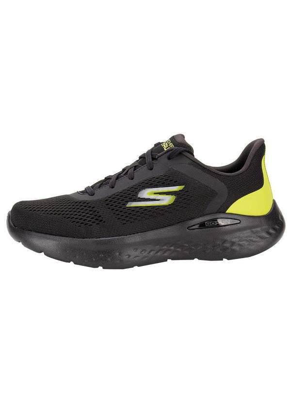 Skechers - Tênis Masculino Go Run Lite Skechers 894340br - Preto/Verde 2