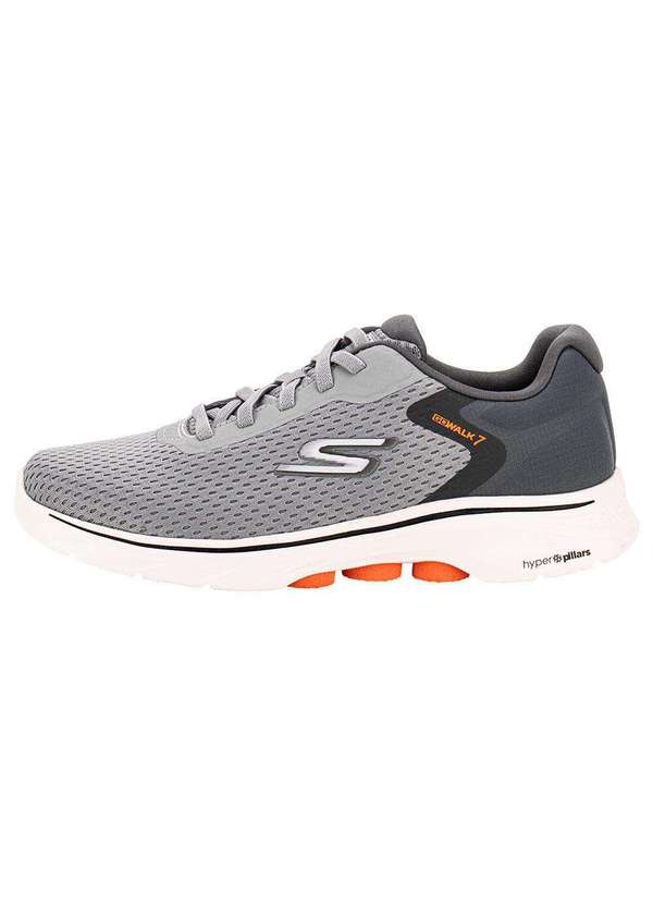 Skechers - Tênis Masculino Go Walk 7 The Construct Skechers 216636 - Cinza 2