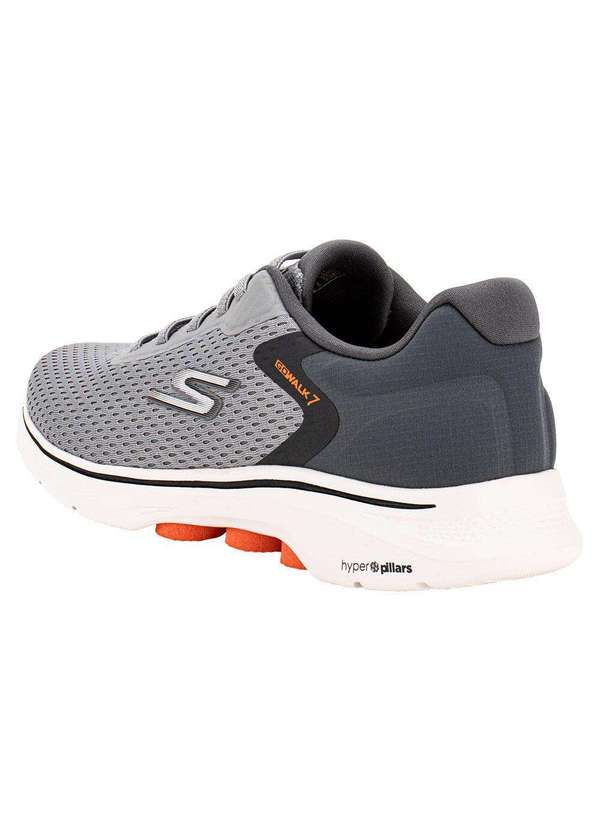 Skechers - Tênis Masculino Go Walk 7 The Construct Skechers 216636 - Cinza 3