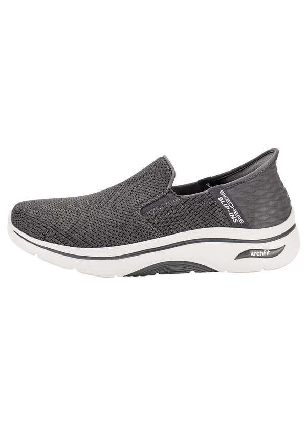Skechers - Tênis Masculino Go Walk Arch Fit Hands Free 2.0 Skechers 216600 - Cinza 2