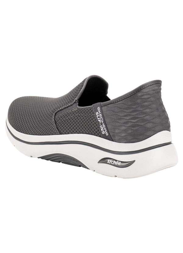 Skechers - Tênis Masculino Go Walk Arch Fit Hands Free 2.0 Skechers 216600 - Cinza 3