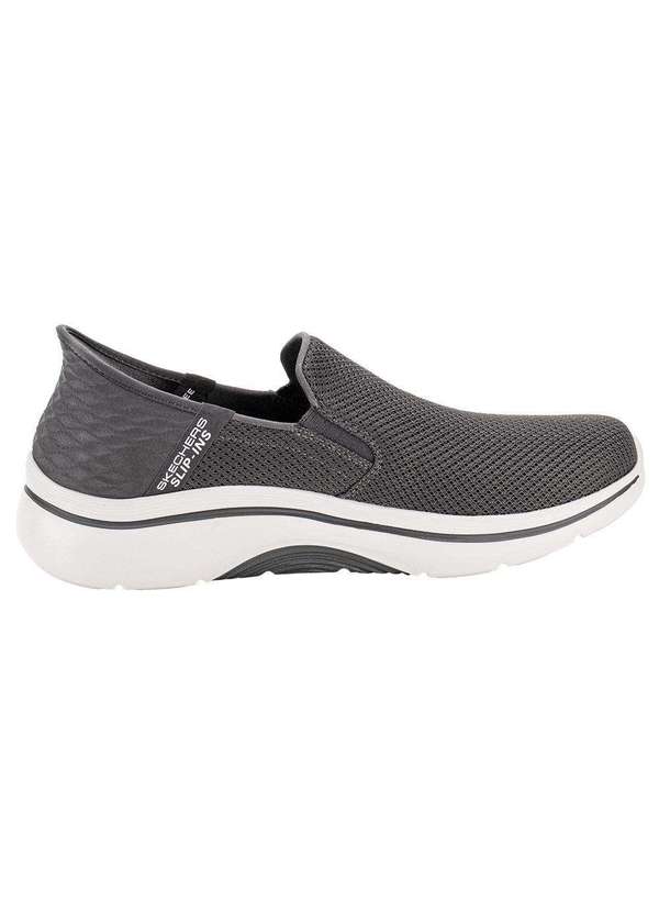 Skechers - Tênis Masculino Go Walk Arch Fit Hands Free 2.0 Skechers 216600 - Cinza 5