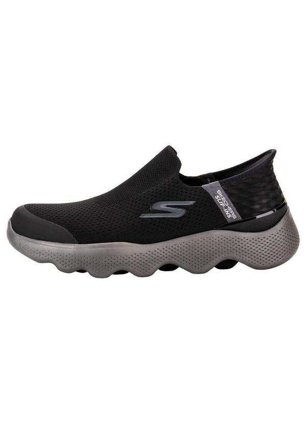 Skechers - Tênis Masculino Go Walk Massage Fit Current Skechers 216411 - Preto/Cinza 2