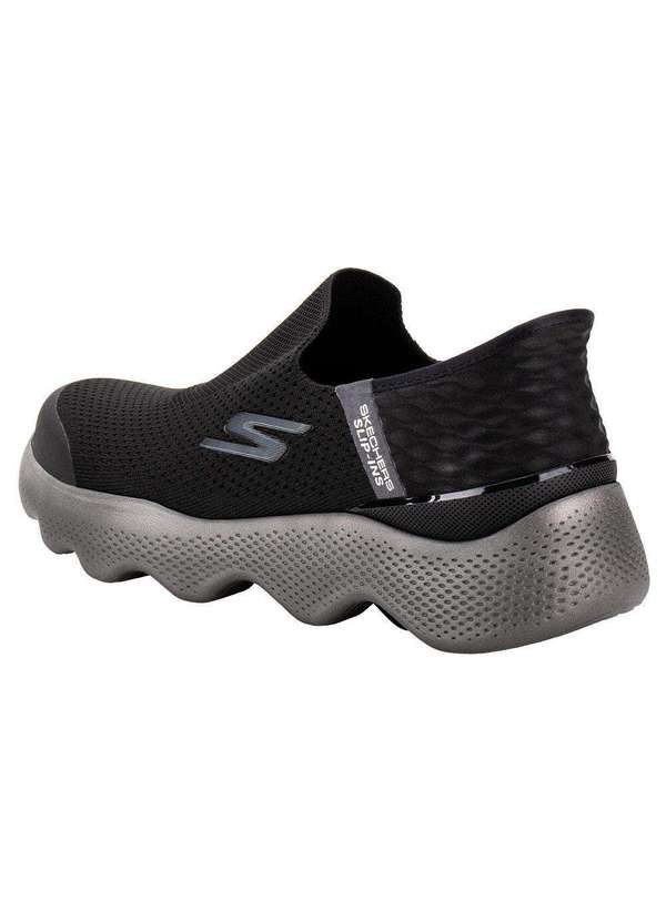 Skechers - Tênis Masculino Go Walk Massage Fit Current Skechers 216411 - Preto/Cinza 3