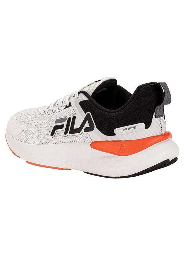 Fila - Tênis Masculino Improve Fila F01r00139 - Branco/Preto 3