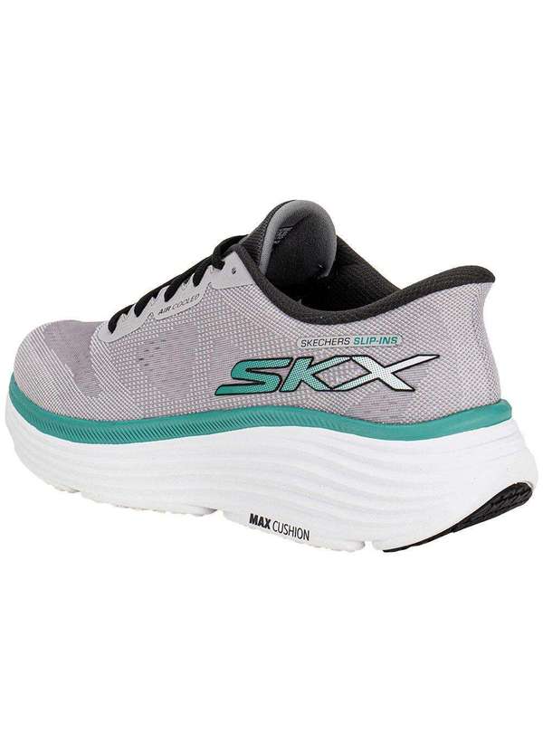 Skechers - Tênis Masculino Max Cushioning Endeavour Skechers 220611 Cinza/Verde 3