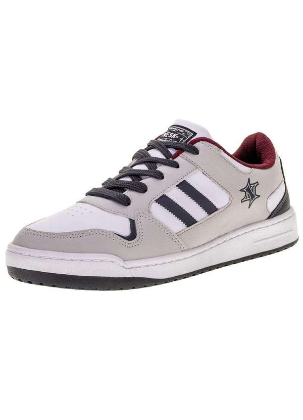 Nesk - Tênis Masculino Nesk - C5722 - Branco/Cinza