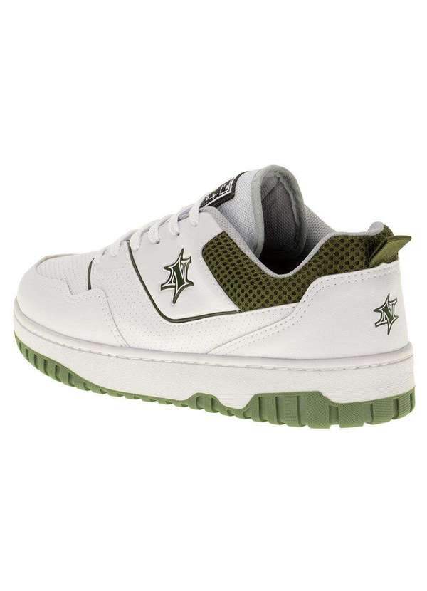Nesk - Tênis Masculino Nesk - C5731 - Branco/Verde 3