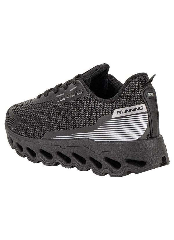 Rayon - Tênis Masculino Rayon R1517 - Preto/Cinza 3