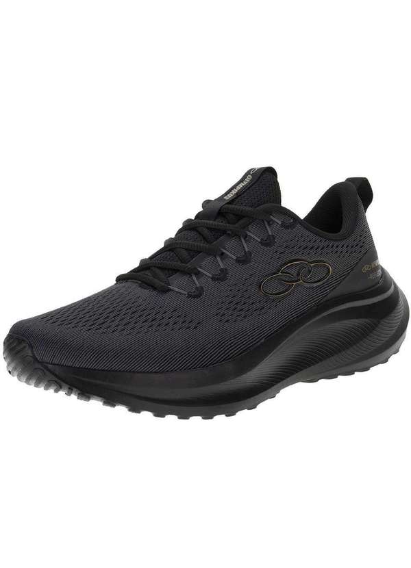 Olympikus - Tênis Masculino Reflect Olympikus 43576296 - Cinza/Preto
