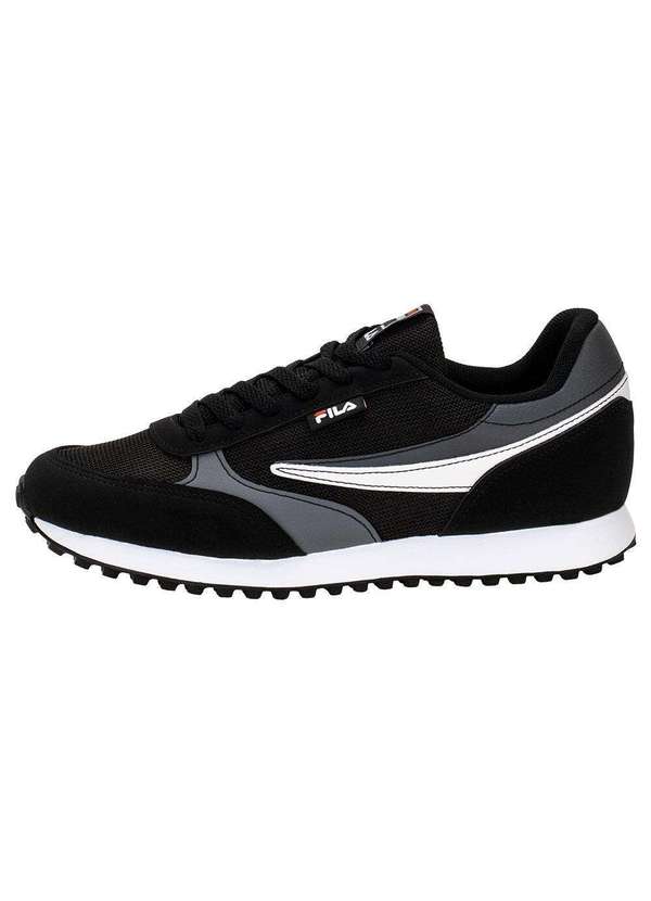 Fila - Tênis Masculino Renno Classic Fila F01l00258 - Preto/Branco 2