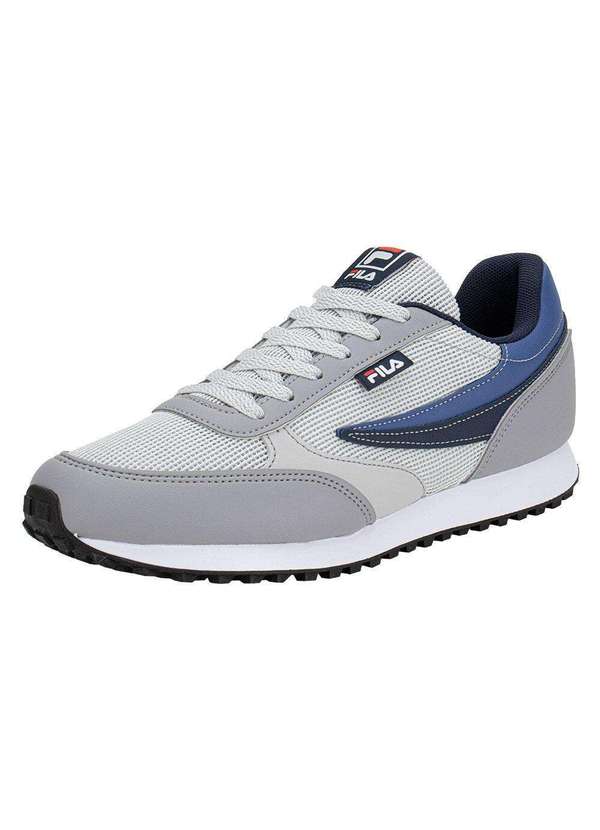 Fila - Tênis Masculino Renno Classic Fila F01l00258 - Cinza/Azul 1