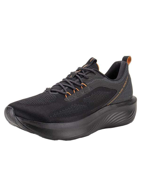 Olympikus - Tênis Masculino Ritmo Olympikus 43523343 - Preto/Laranja