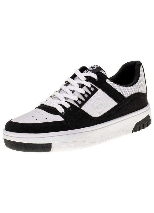 Tênis Masculino Rocky Ollie- 417 - Preto/Branco - Clovis Calcados