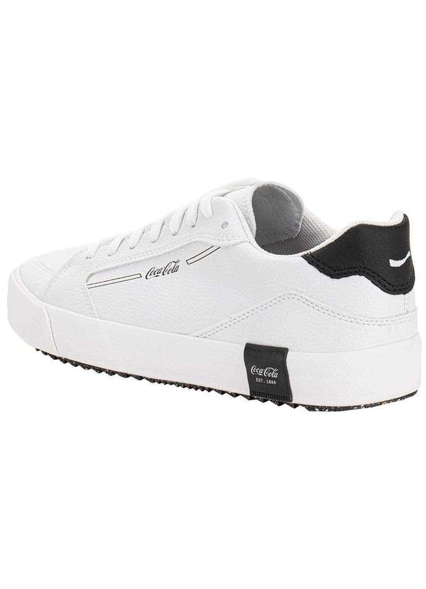 Coca Cola - Tênis Masculino Rush Town Coca Cola Cc2514 Branco 3
