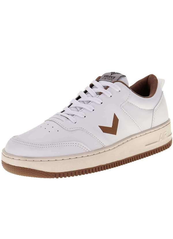 Veloce - Tênis Masculino Skate Veloce V705 - Branco/Bege 1