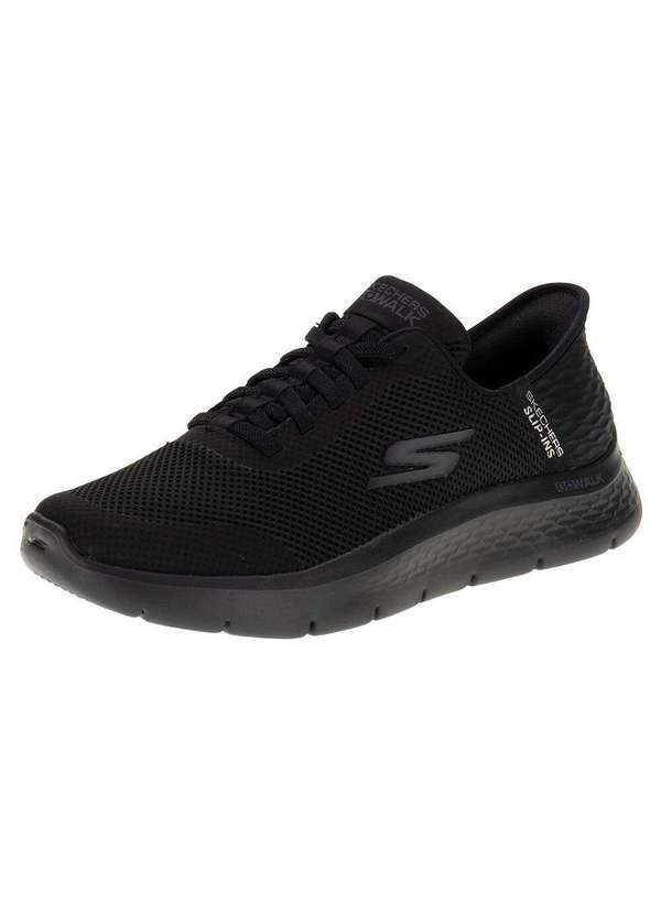 Skechers - Tênis Masculino Slip-Ins: Go Walk Flex - Hands Up Skechers - Preto