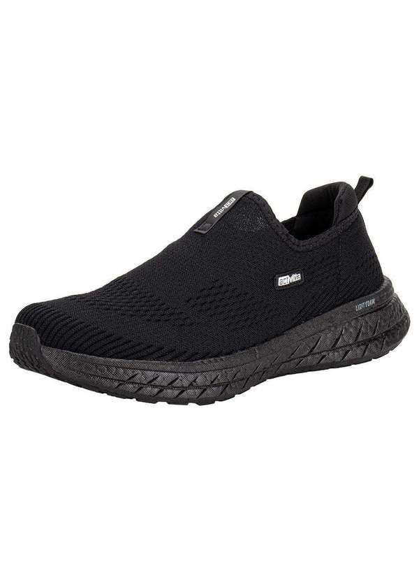 Actvitta - Tênis Masculino Slip On Actvitta 4931103 - Preto 01